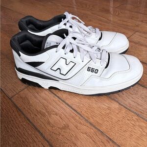 New Balance 550 Men's White and Black Sneakers